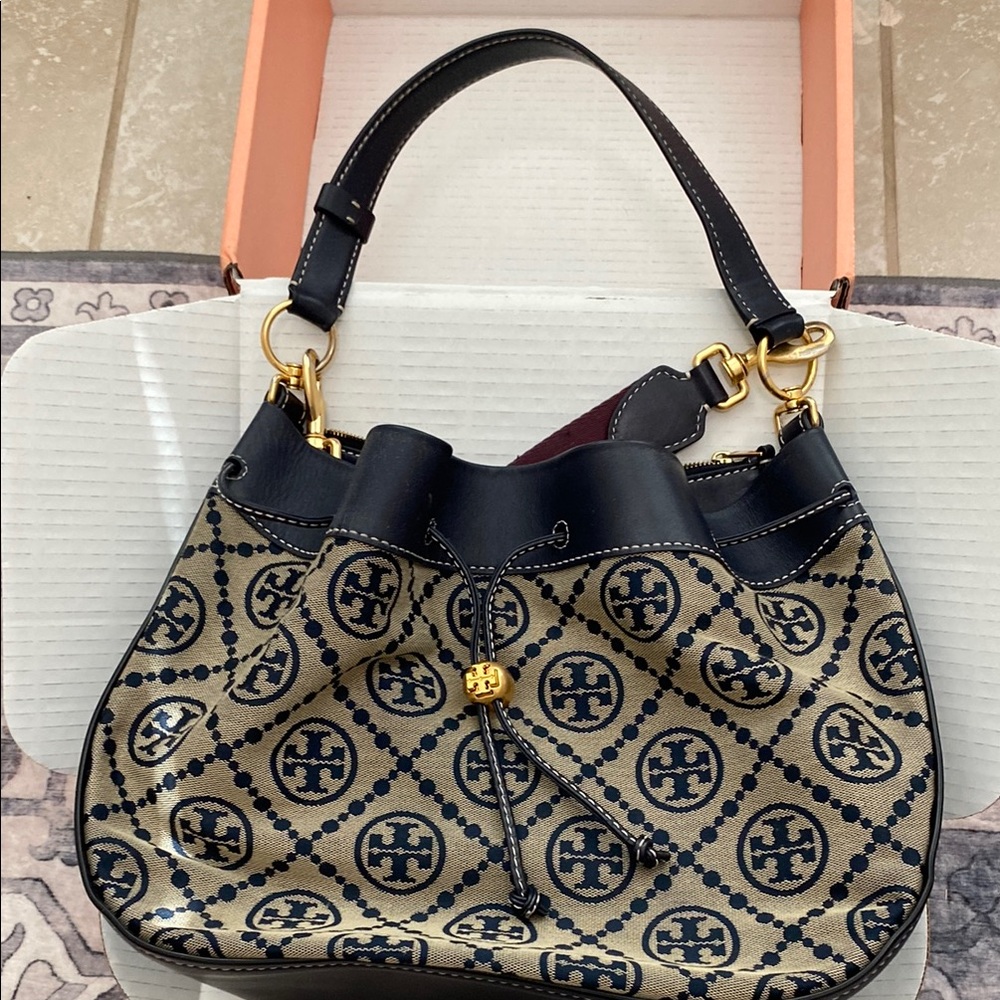 Tory Burch Black and Tan Women's Bag